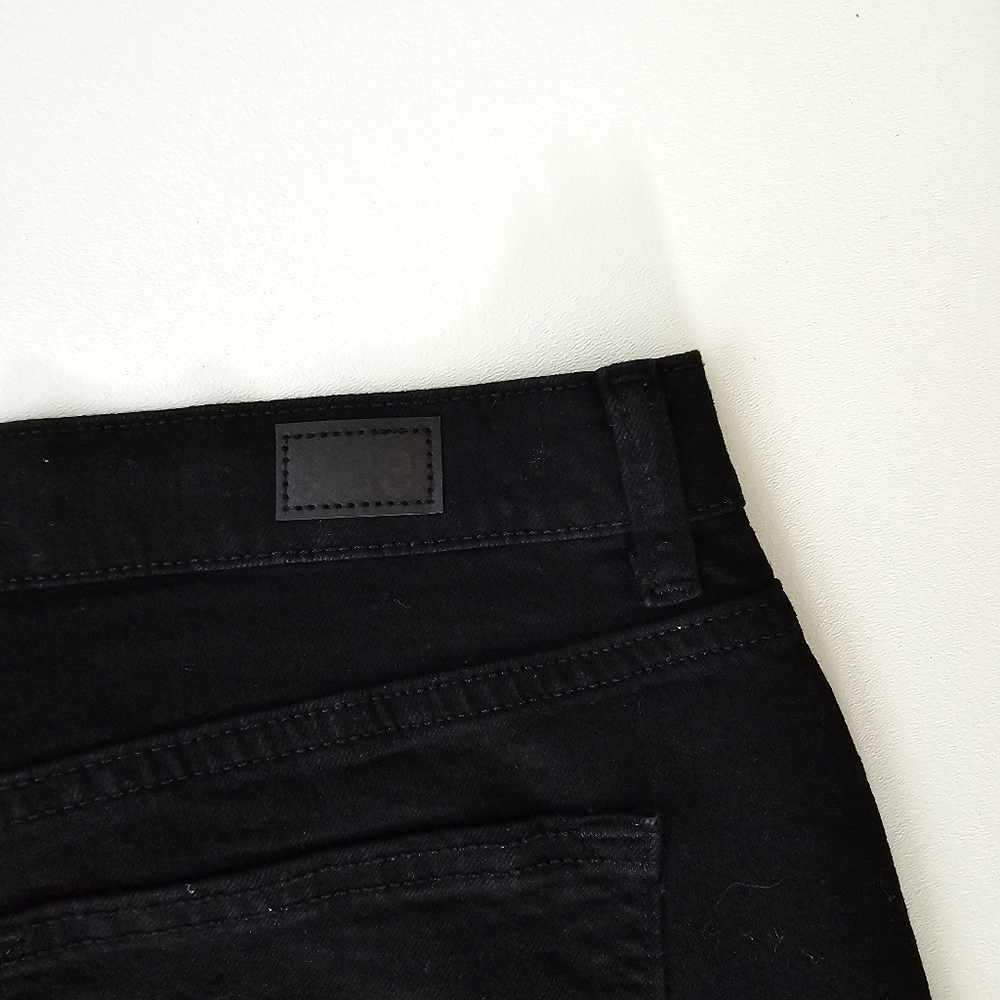 Lee Women’s Relaxed Fit Straight Leg Jeans Black Onyx Size 16 Long Mid Rise NWT - Picture 9 of 14